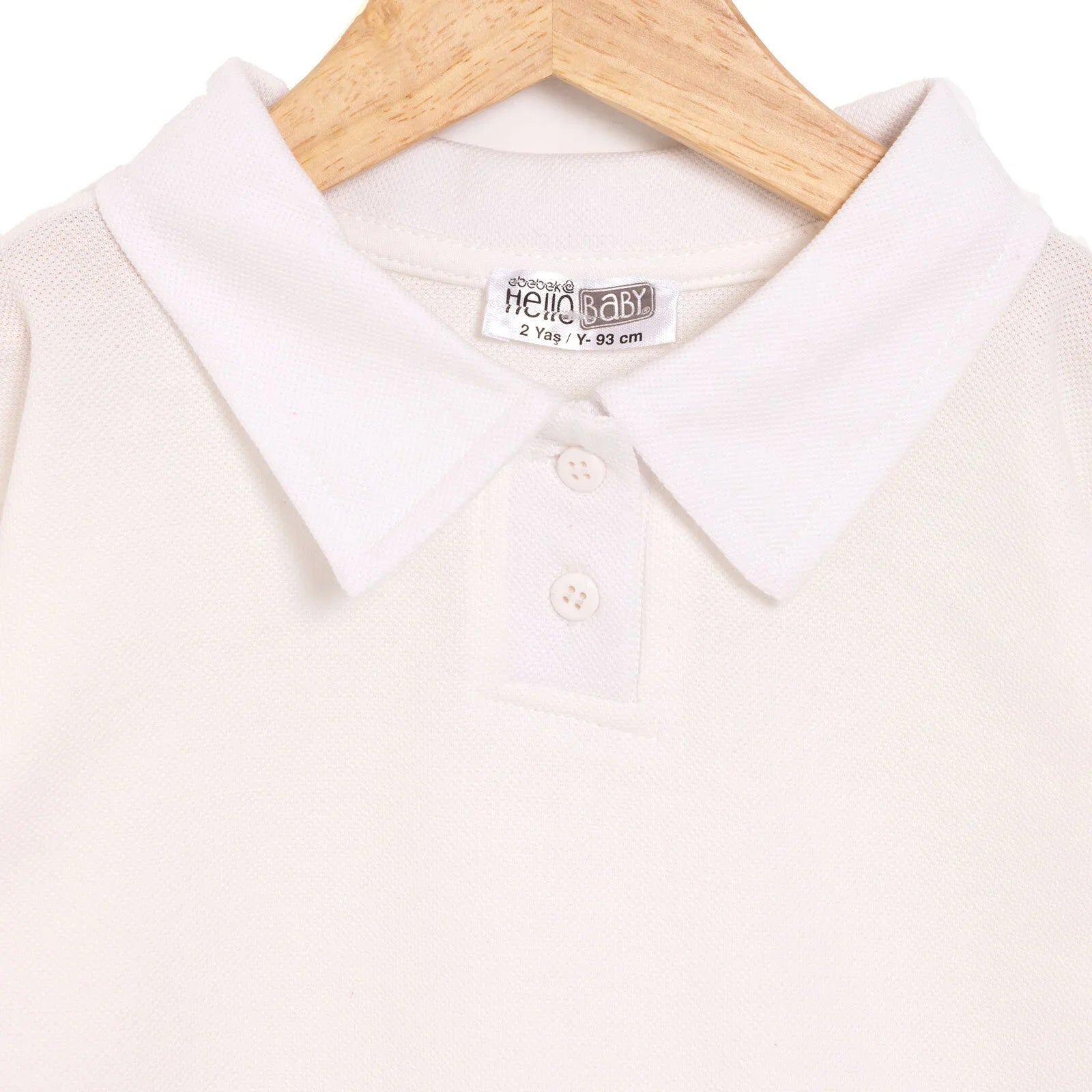 HelloBaby Long Sleeve T-shirt - White