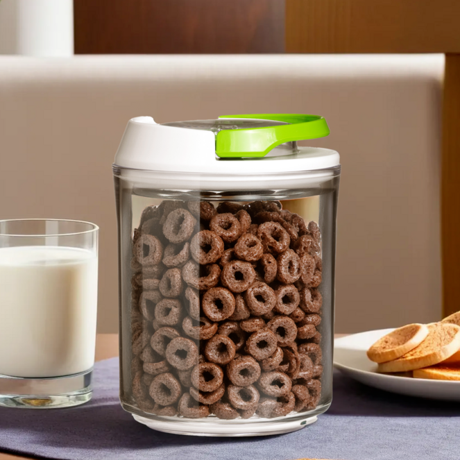 Orsina Airtight Food Storage Container – 700ml Clear Stackable Jar