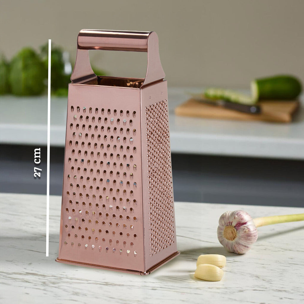 Orsina Alchemist Small Rose Gold Stainless Steel 4-Sided Box Grater
