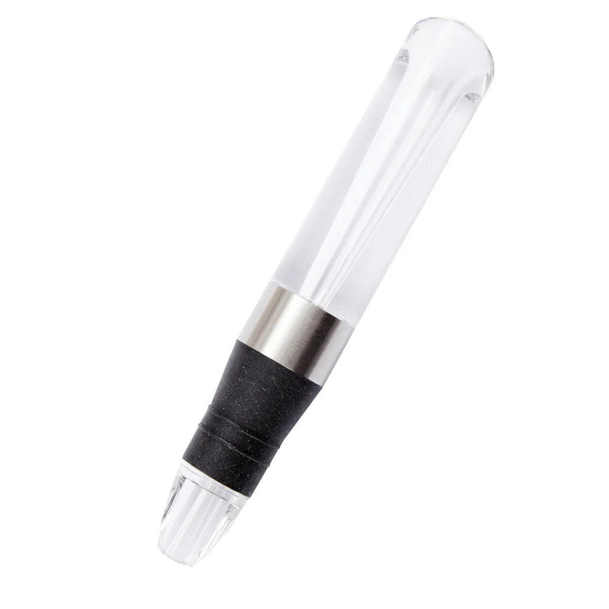 Orsina Wine Aerator Pourer – Black and Silver Drip-Free Bar Accessory