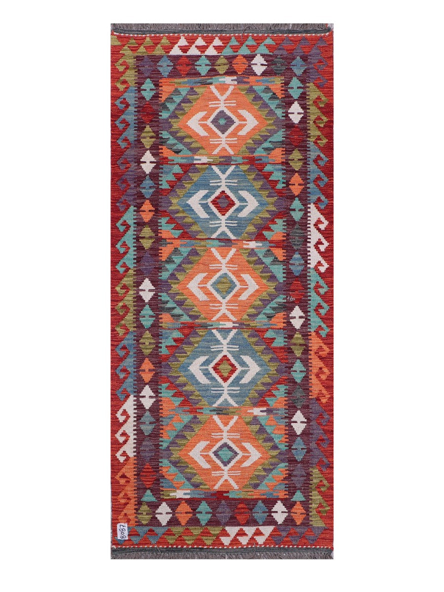 Maimana Kilim - 197 x 82 cm