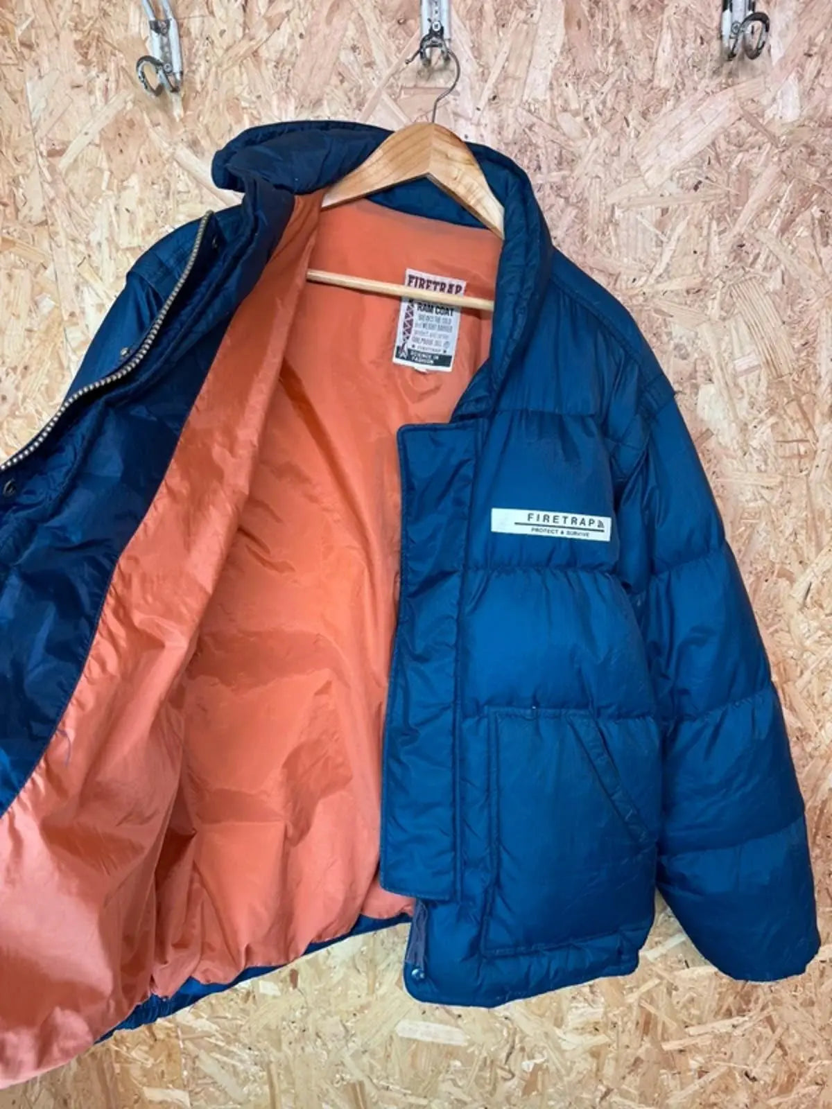 Vintage 1990s Firetrap Puffer Jacket , Bodywarmer , Men’s or women’s Large, #193