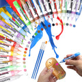 Hcunbsu Candle Painting Kit – 24 Color Wax Pens for DIY Decoration
