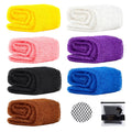 Jolof Store African Net Sponge – 7 Pcs Exfoliating Back Scrubber Set