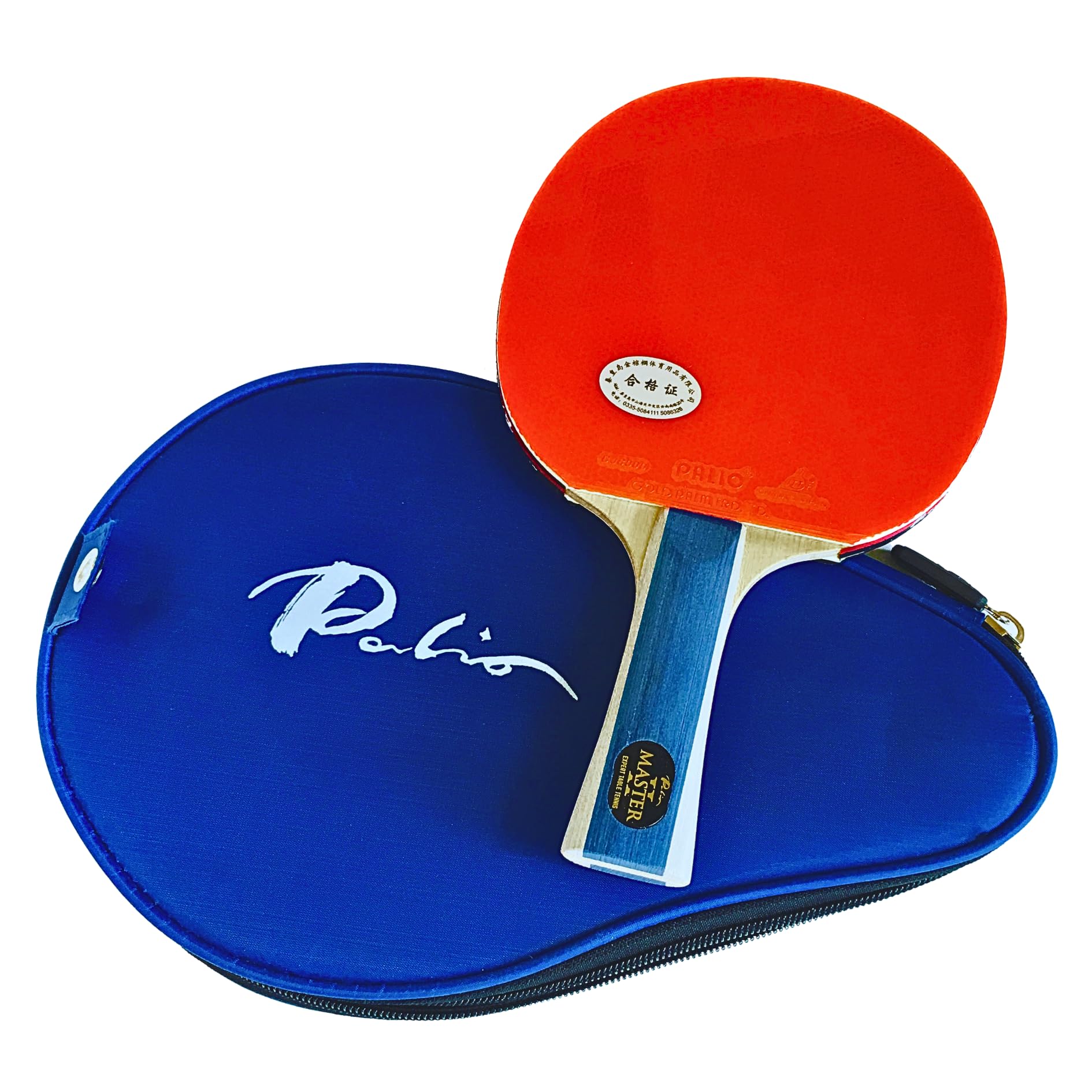 Palio Master 2.0 Table Tennis Bat – ITTF Approved Ping Pong Racket & Case