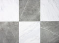 Chris Loves Julia FloorPops Bonneville Grey & White Marble Floor Tiles