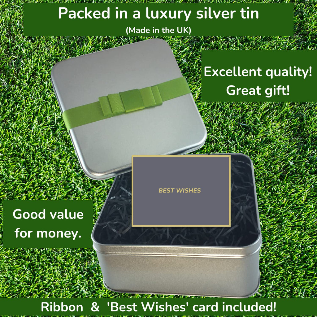 Golf Gift Set - 8-Piece Navy Blue Accessory Kit with Towel