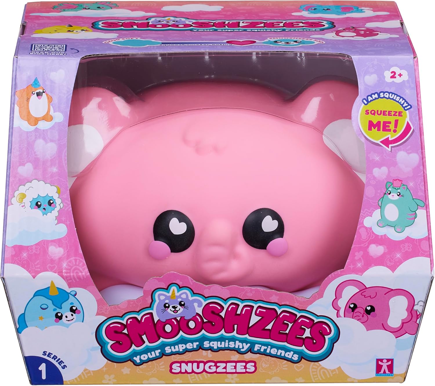 Smooshzees Snugzees Jade the Chef Plush Toy - 7.5 Inch Soft Squishy