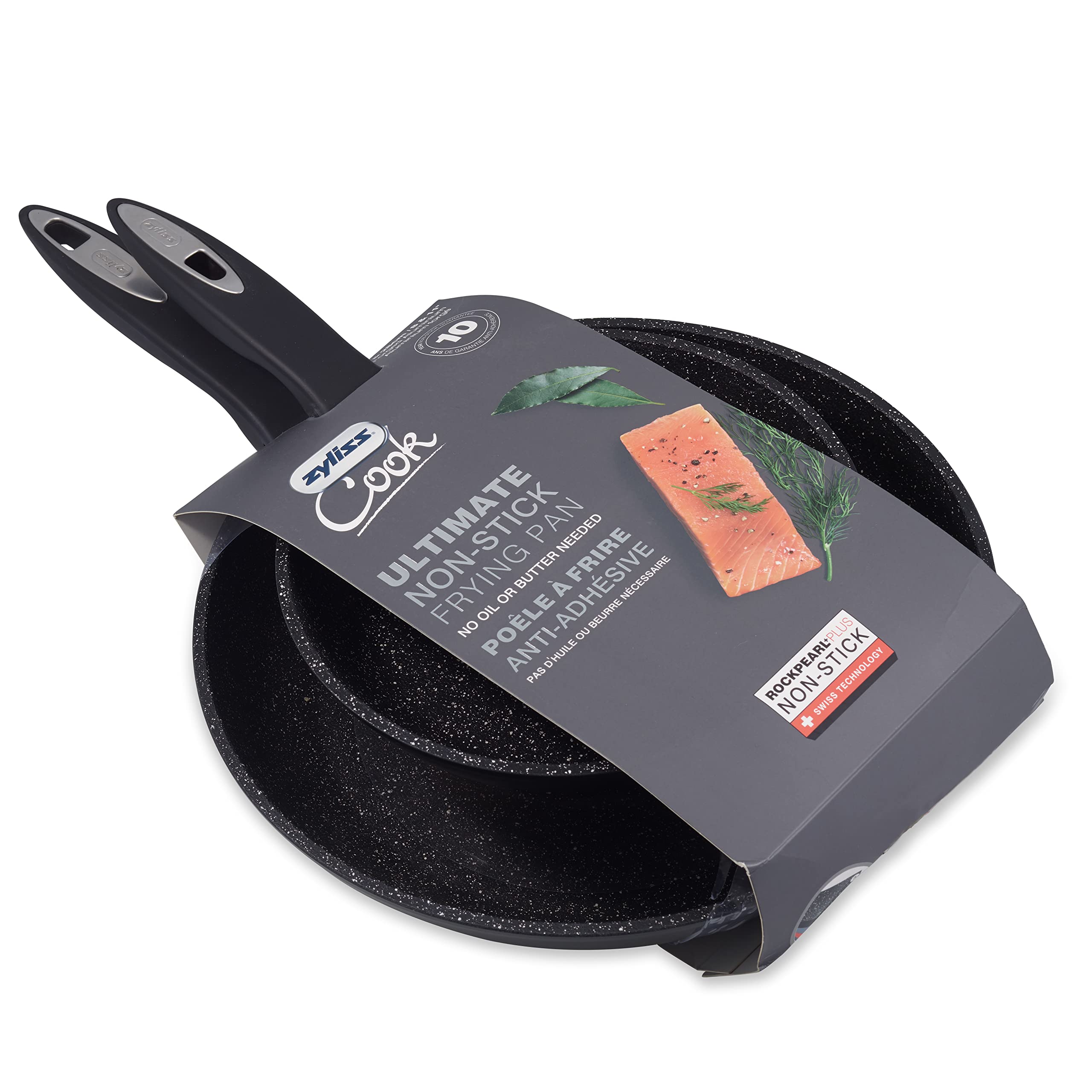 Zyliss Ultimate Non-Stick Frying Pan Set | 20cm & 28cm Forged Aluminium