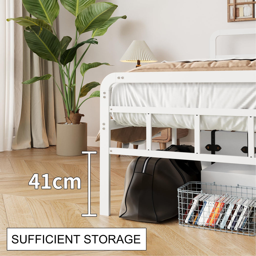 Yicensen Small Double Bed Frame with Headboard and Footboard - image 4