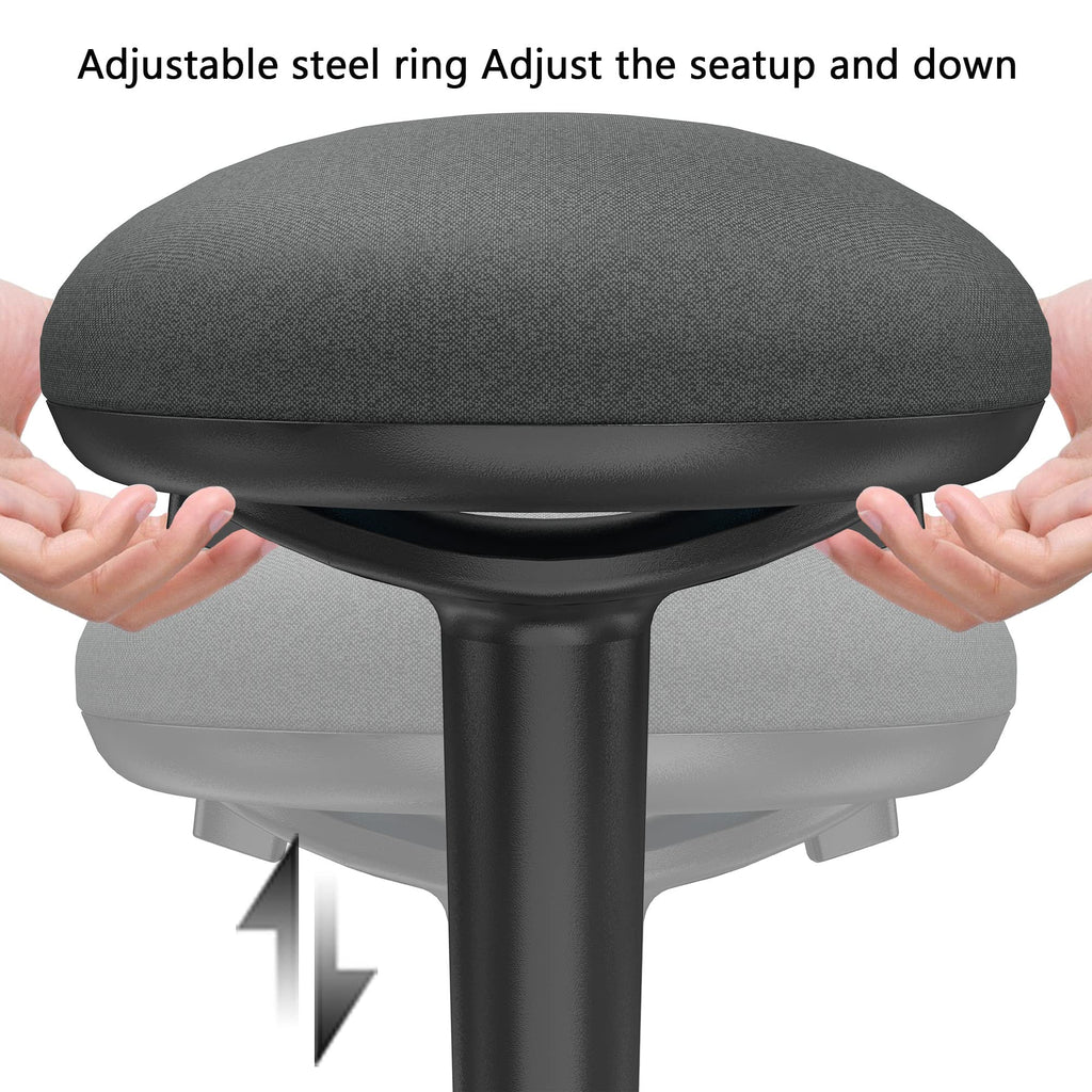 Ergooffile Ergonomic Standing Stool, Height Adjustable Perching Chair