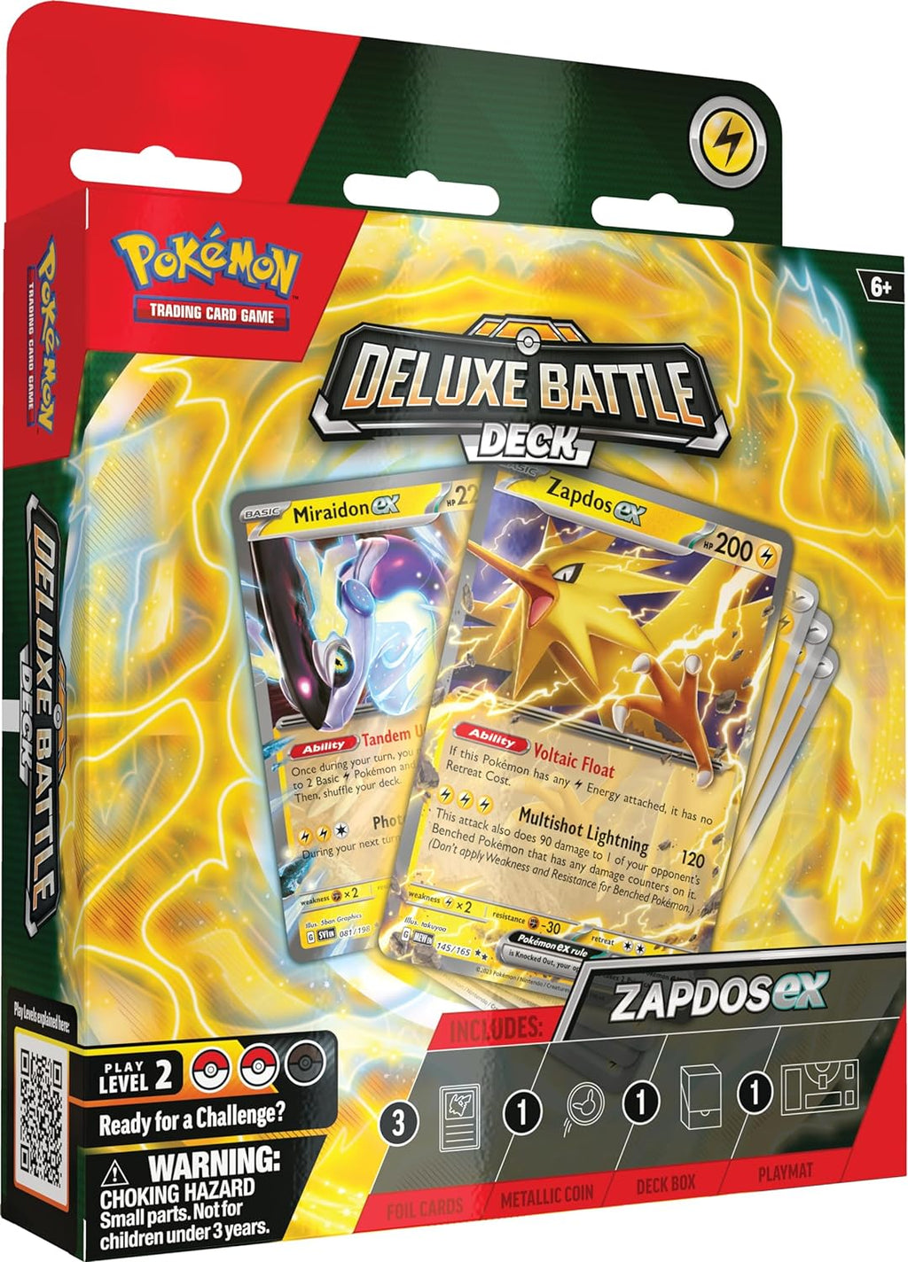 Pokemon TCG: Zapdos ex Deluxe Battle Deck - 60-Card Strategy Set