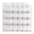 GC Gaveno Cavailia Egyptian Cotton 500 GSM Bath Towel Set - White, 4 Pk