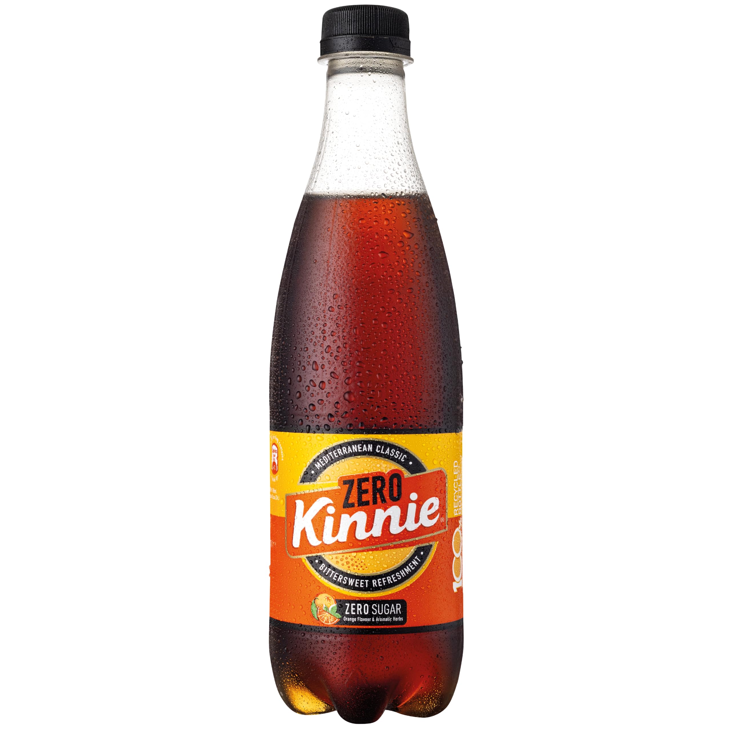 Kinnie Zero Sugar Soft Drink – Bittersweet Orange & Herbs – 12 x 500ml