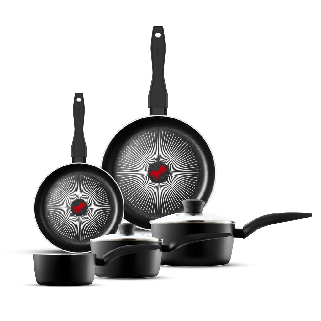 Tower SmartStart Gourmet 5 Piece Non-Stick Cookware Set – Induction Safe