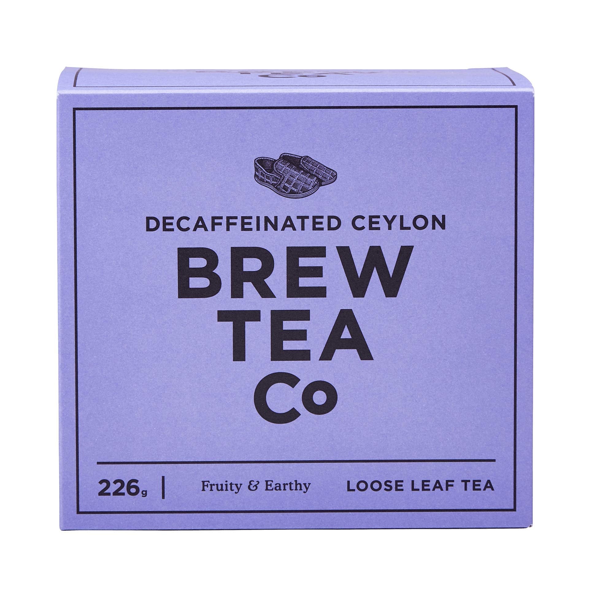 Brew Tea Co Decaffeinated Ceylon Black Tea – Loose Leaf, 226g