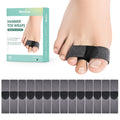 Welnove Hammer Toe Corrector - 14 Pack Fabric Toe Wraps & Splints