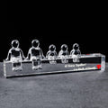 Movdyka 40th Ruby Wedding Anniversary Crystal Family Figurine Gift Set