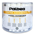 Palbea Padel Overgrip - Extra Tacky White Grip Tape - Pack of 60