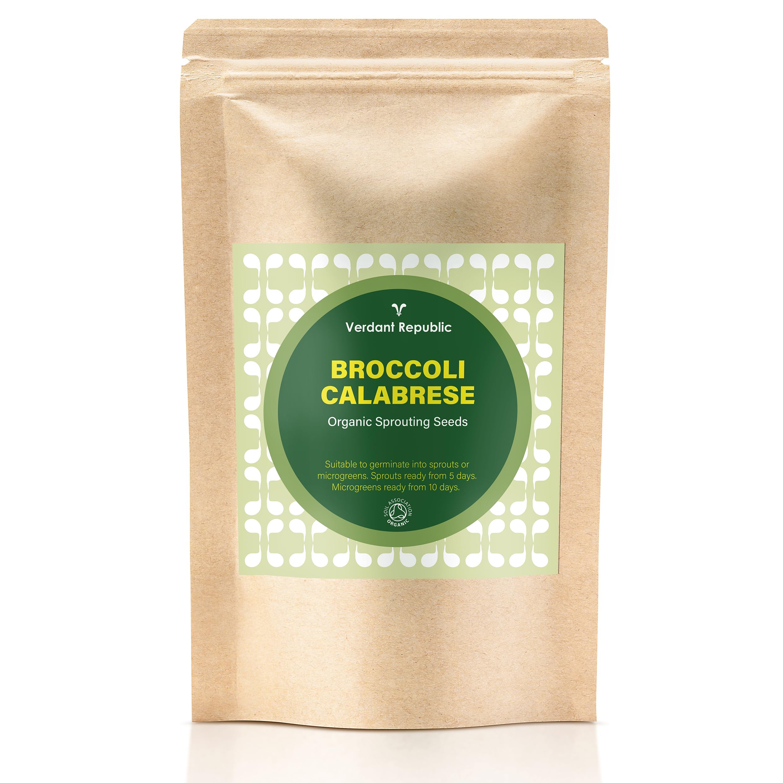Verdant Republic Organic Broccoli Calabrese Sprouting Seeds – 1kg