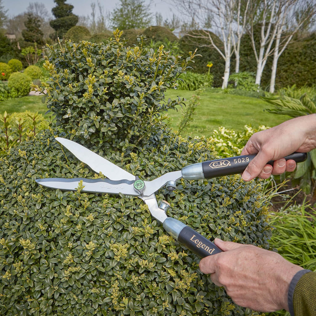 C.K Classic Legend Golden Hedge Shears – Wavy Edge Forged Steel