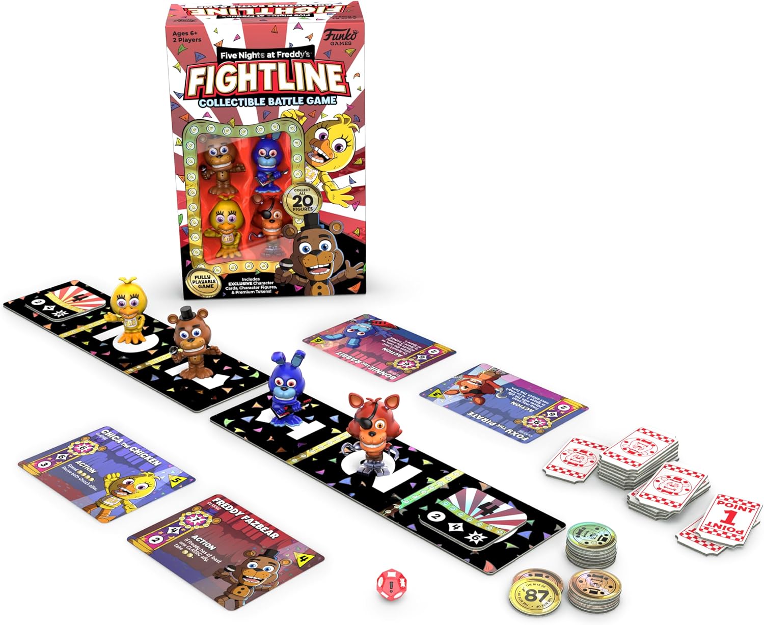 Five Nights at Freddy's Fightline Premium Pack – 4 Collectible Figures