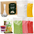 5-Color DIY Sand Wax Candle Making Kit – Pearled Wax & Wicks