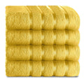 GC Gaveno Cavailia Egyptian Cotton 500 GSM Towel Set - Ochre, 4PK