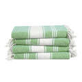 Lane Linen Oversized Turkish Beach Towels - Set of 4 Sand-Free Quick Dry