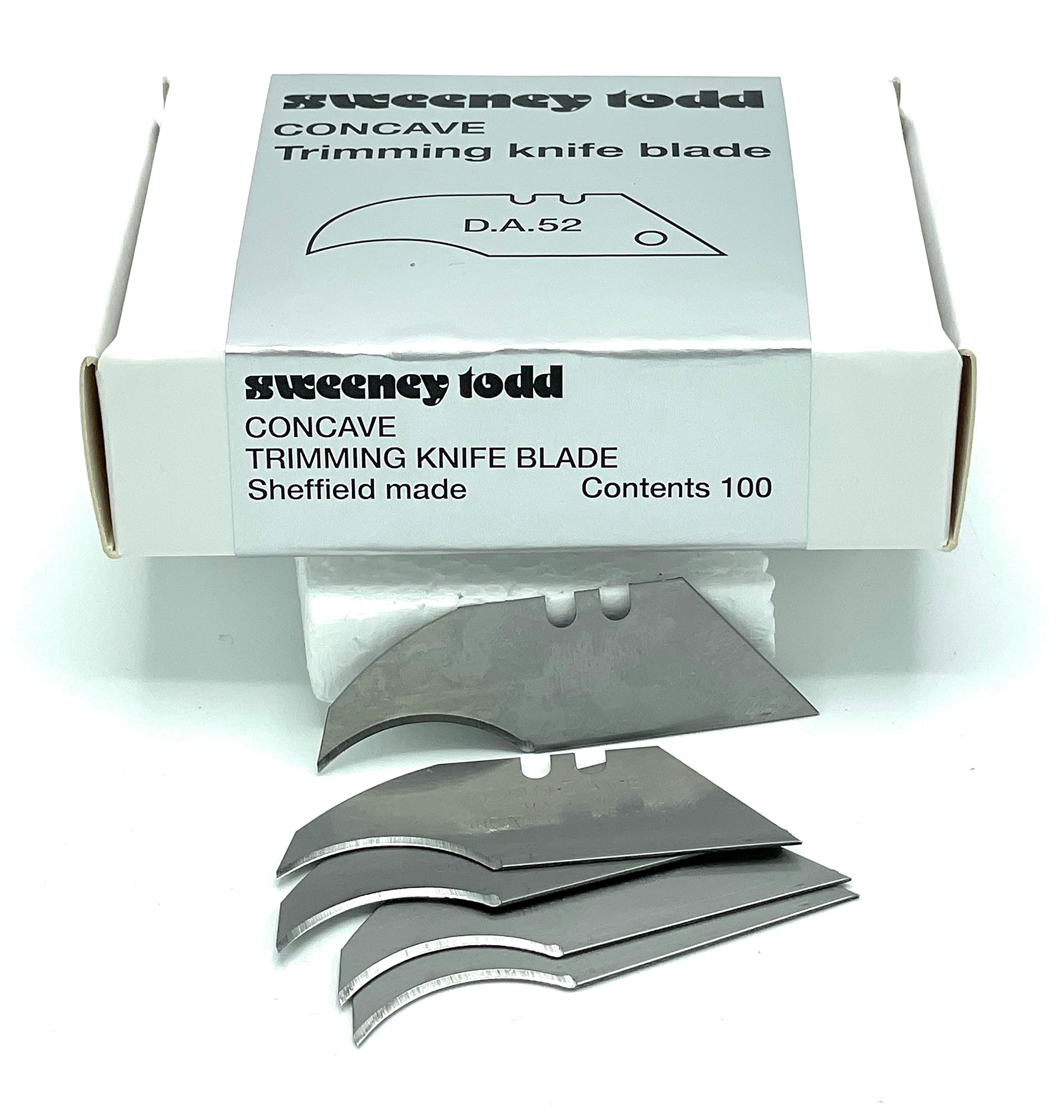 Sweeney Todd Concave Precision Blades by Jewel Blade Sheffield