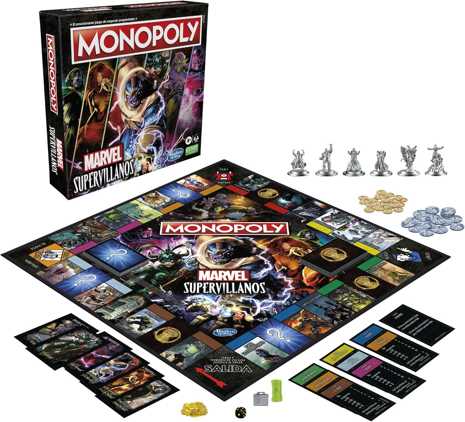 Monopoly: Marvel Super Villains Edition Board Game by Snaps