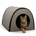 K&H Thermo Mod Heated Outdoor Cat House – Insulated Weatherproof Shelter