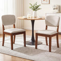 BonVache Upholstered High Back Kitchen Chair Dining Chairs set of 2 - image 1