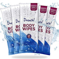 Drench! Luxury Body Wipes for Adults – 60 Pack Rinse-Free Bathing Wipes