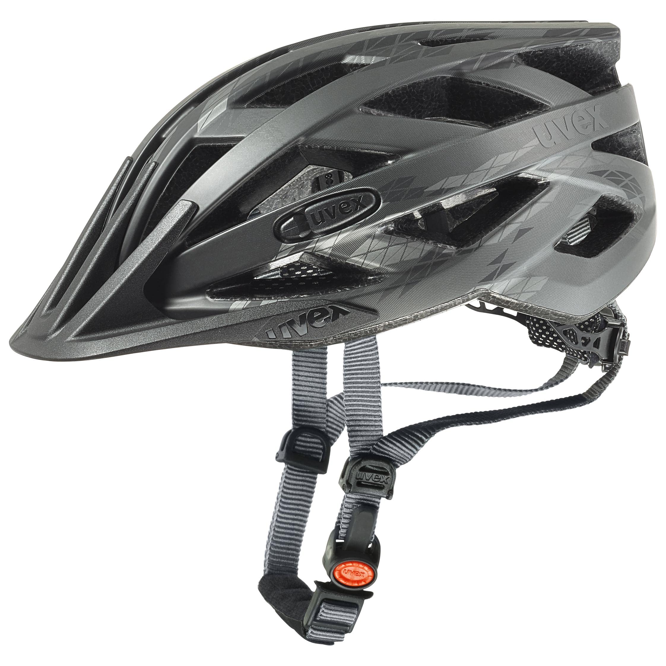 uvex i-vo cc Bike Helmet – Lightweight All-Round Cycling – Black – 52-57cm