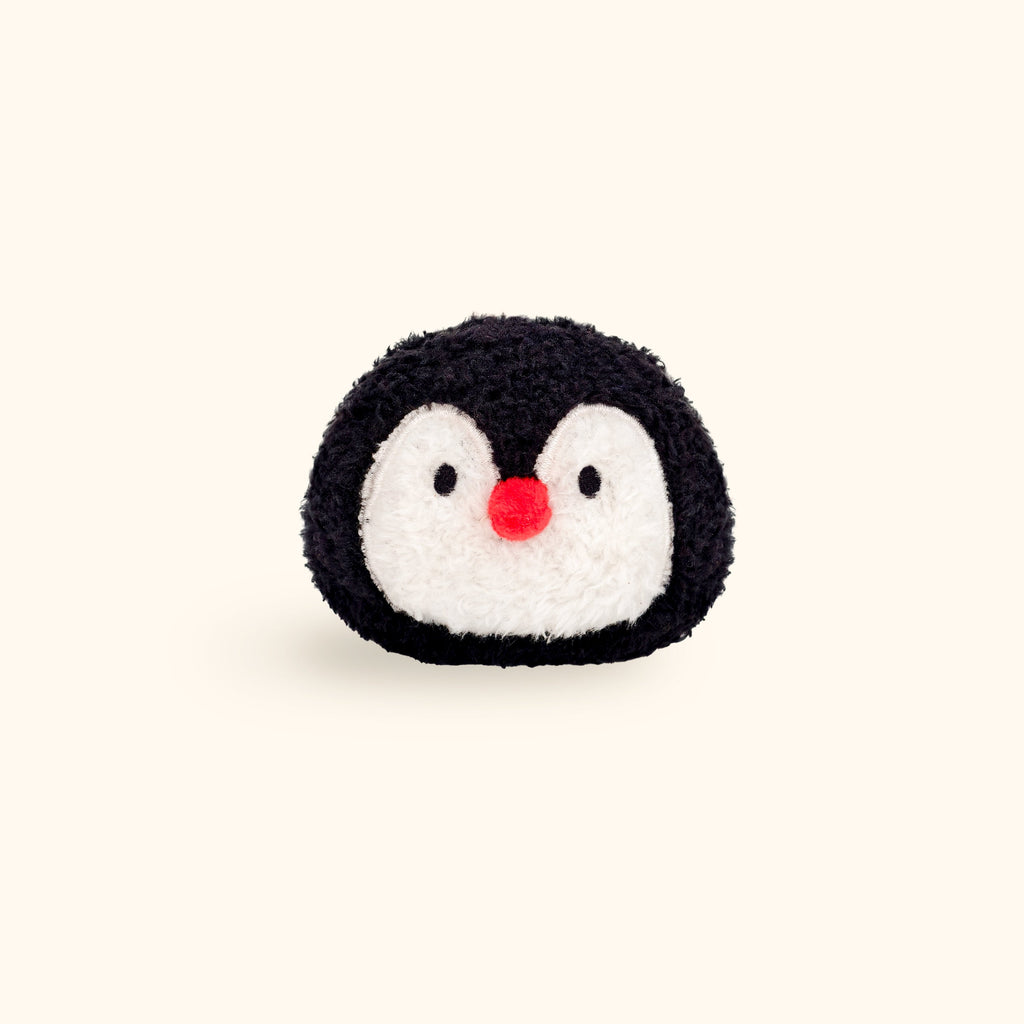 Penguin Plush Keychain Charm by LuLuFun Studio – Soft Round Bag Accessory