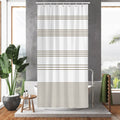 Hopomoon Striped Shower Curtain | Waterproof Polyester – 180 x 90 cm