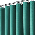 BTTN Long Waffle Shower Curtain, Waterproof, 182x200cm, Seaweed Green