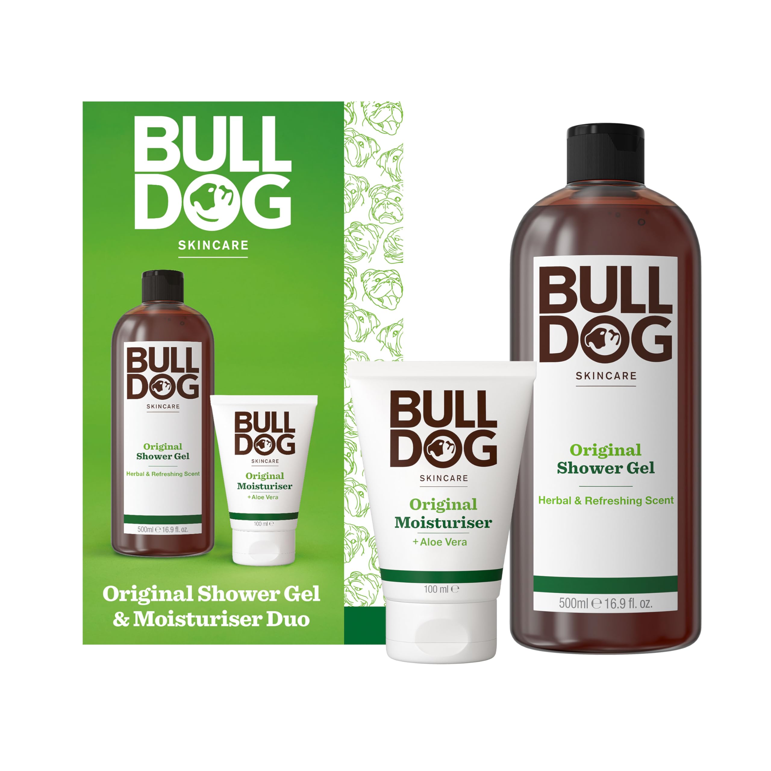 Bulldog Skincare Men's Original Moisturiser & Shower Gel Duo Gift Set