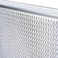 Gluwoer Silver Aluminium Chain Fly Screen - 90x200cm Metal Door Curtain