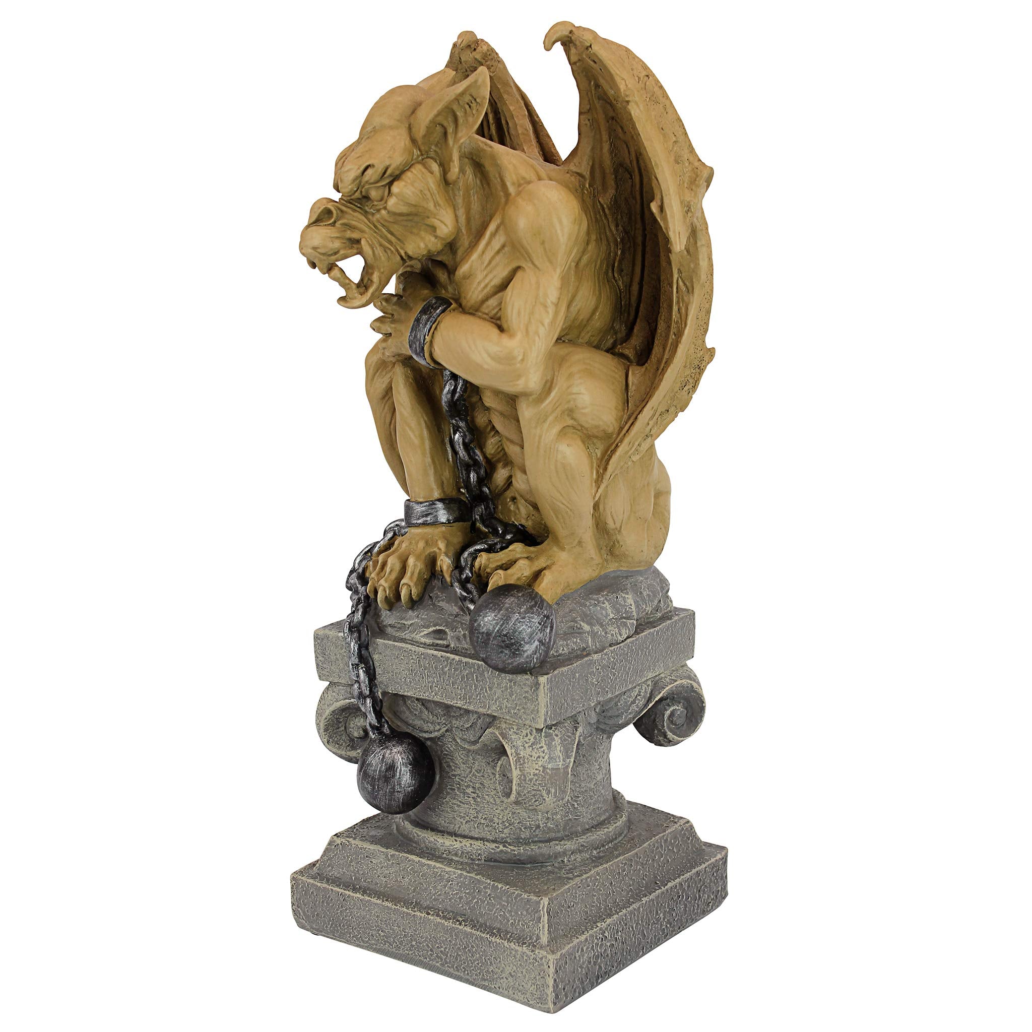 Design Toscano Ball-And-Chain Dungeon Gargoyle Gothic Statue, 38 cm
