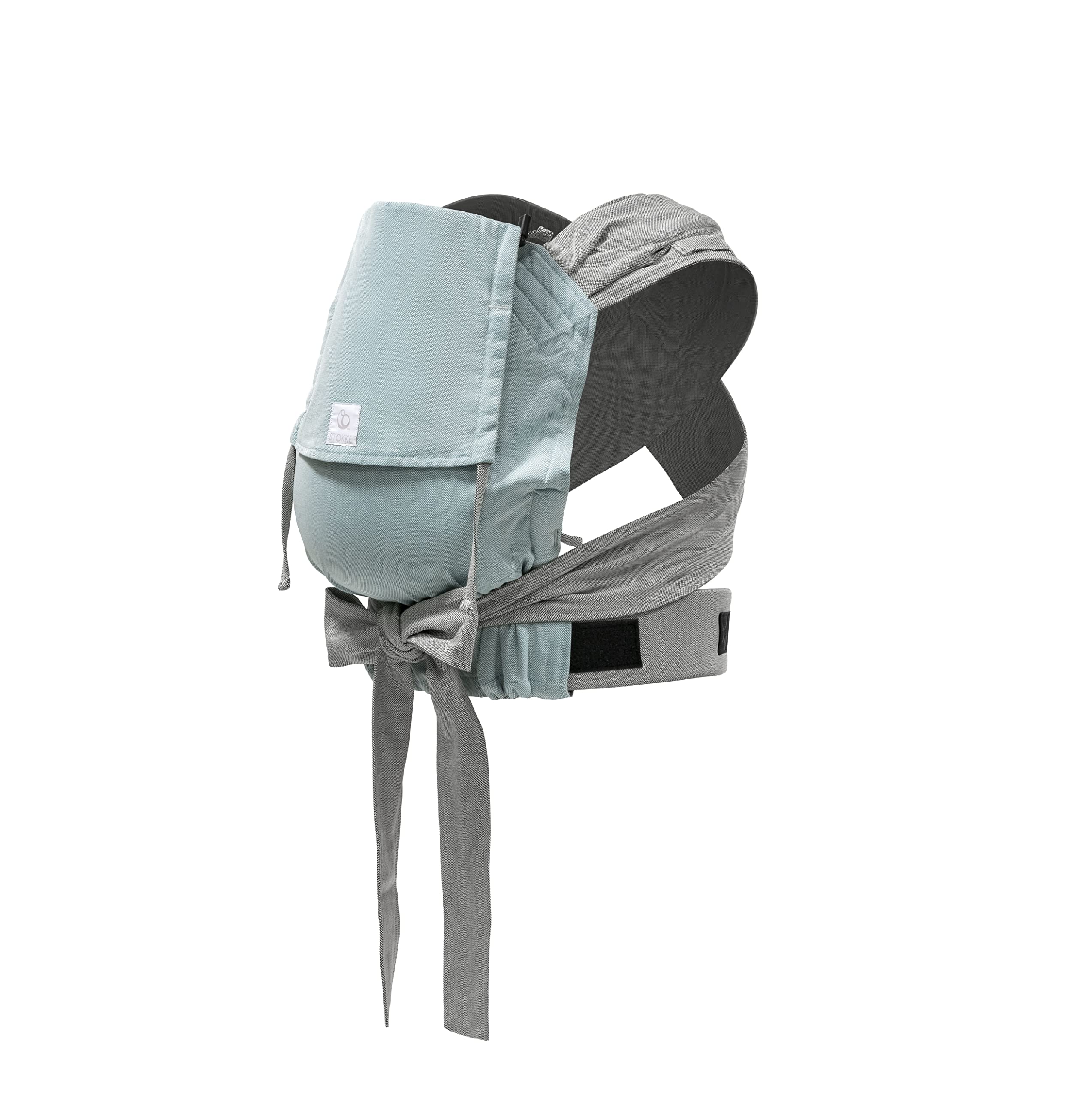 Stokke Limas Carrier – Ergonomic Grow-Along Baby Sling, Turquoise Grey