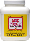 Mod Podge Matte Waterbase Sealer, Glue and Finish for Crafts – 64 oz
