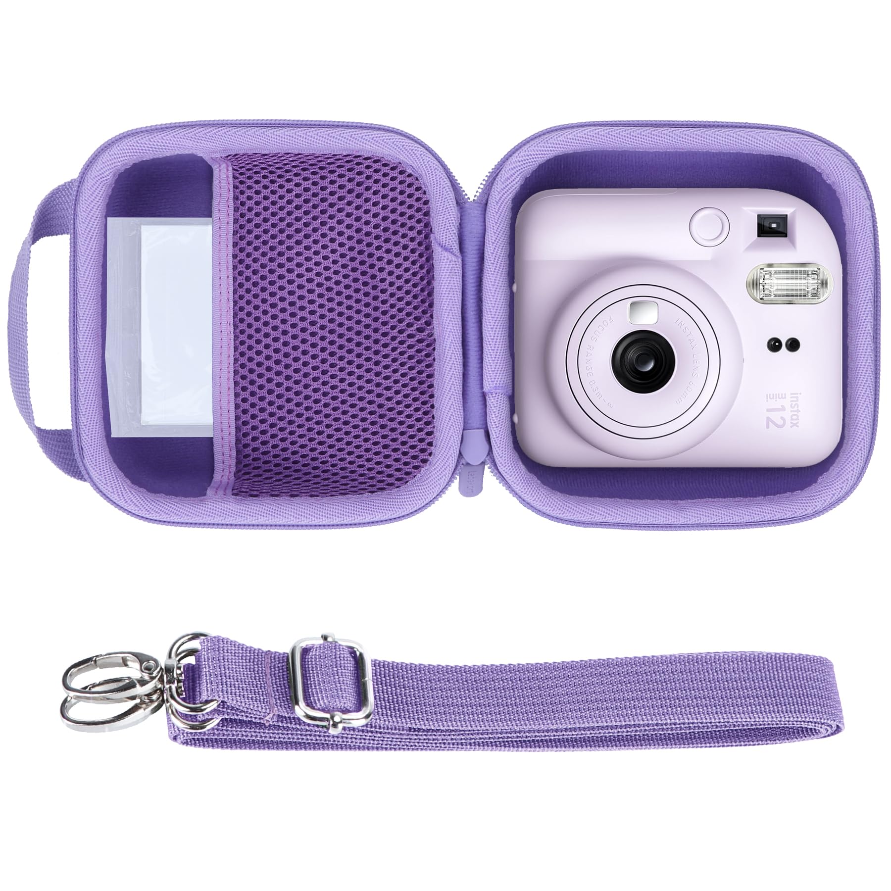 Lebakort Hard Carry Case for Fujifilm Instax Mini 12/11 - Lilac Purple