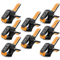 TOLESA 4 Inch Spring Clamps for Woodworking – 8PC Heavy Duty Nylon Clamps