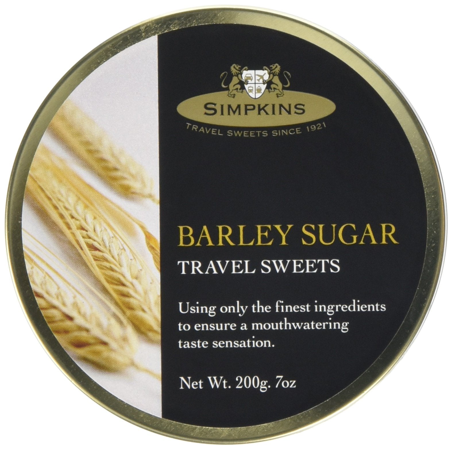 Simpkins Barley Sugar Drops - Traditional Hard Candies - 200g (Pack of 6)