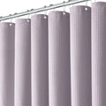 BTTN Waffle Shower Curtain | 182x200cm Extra Long Heavy Duty Waterproof