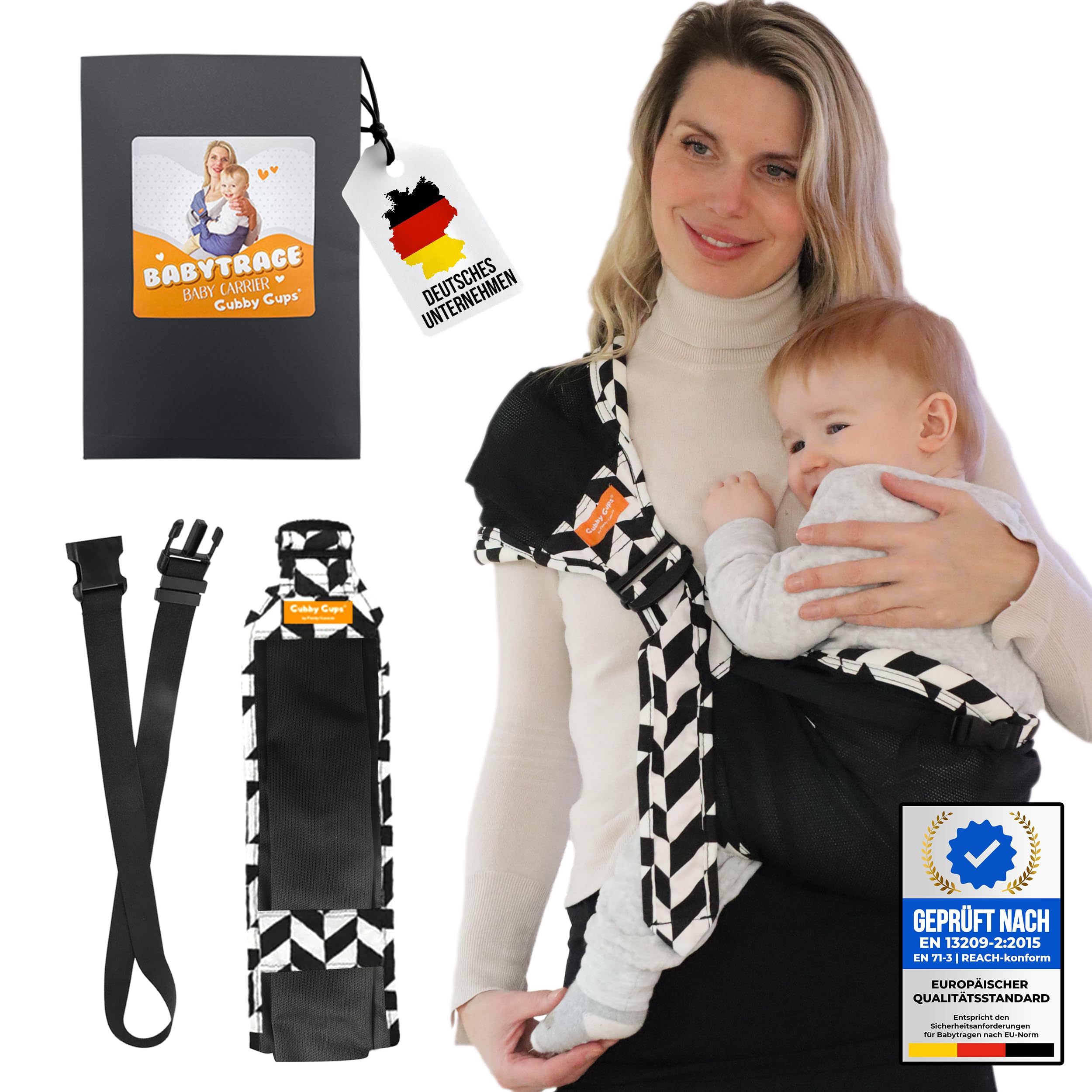 Jolof Store Ergonomic Baby Carrier V3.0 | Hip Seat & Newborn Sling
