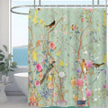 Minicoco Floral Shower Curtain – Waterproof Mold Resistant Polyester