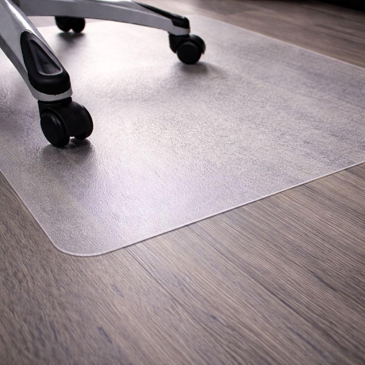 Marvelux Large Polycarbonate Office Chair Mat for Hard Floors, 120 x 150cm - image 4